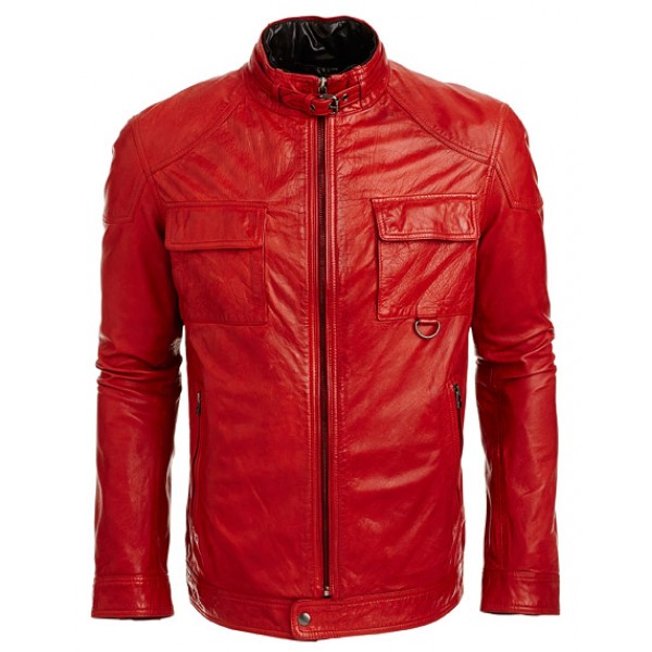 Red fashion jacket 
